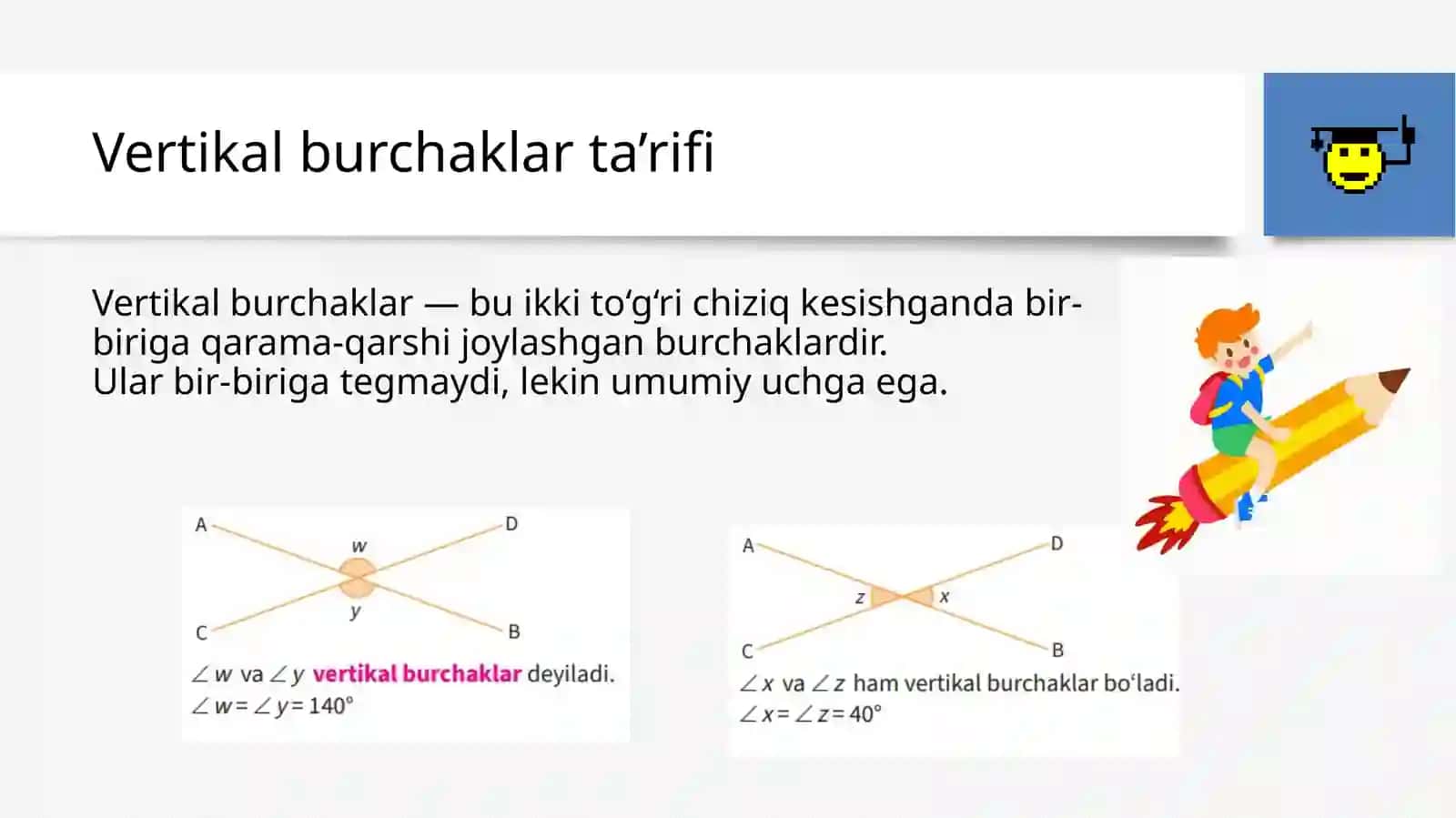 Vertikal burchaklar 2