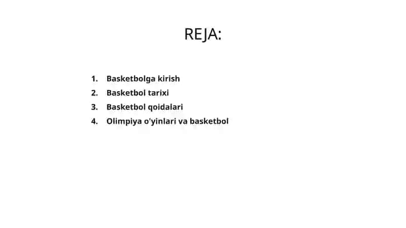 Basketbol haqida ma'lumot 2