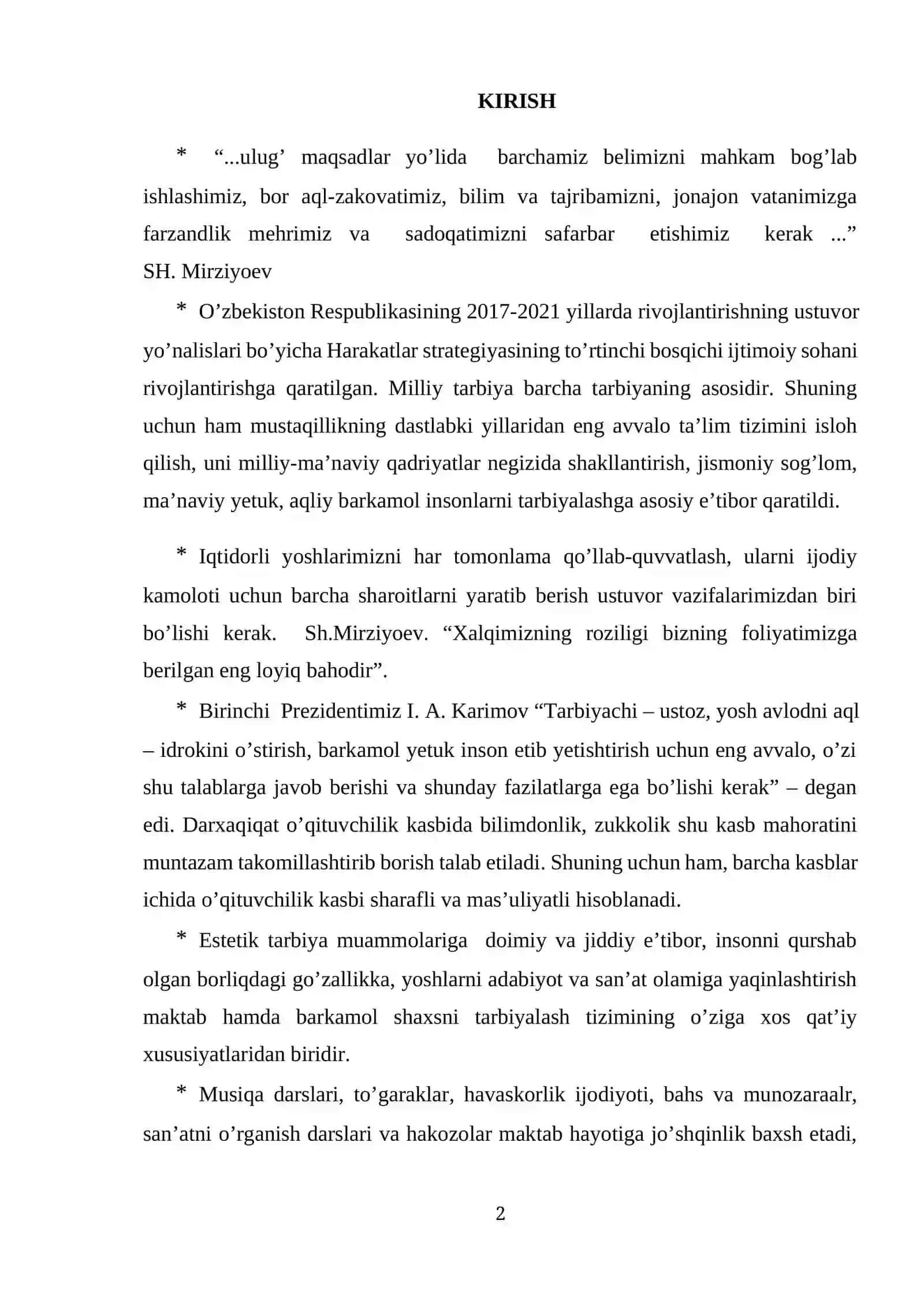 O’rta maktablarda musiqa fanini o’qitishda  boshqa fanlar bilan o’zaro bog’liqligi 2