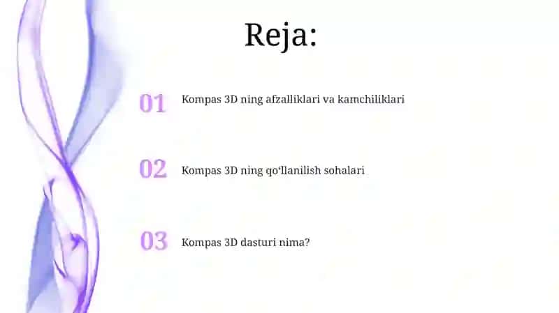 Kompas 3D dasturi nima va u qaysi sohalarda qo'llaniladi? 2