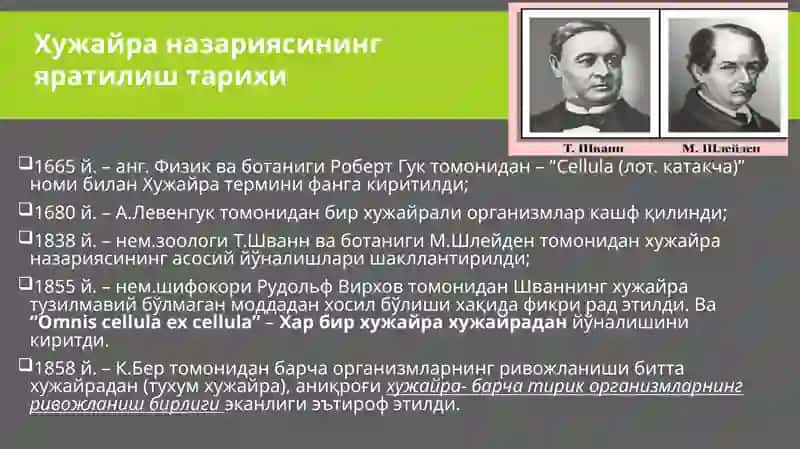 ХУЖАЙРА БИОЛОГИЯСИ 2