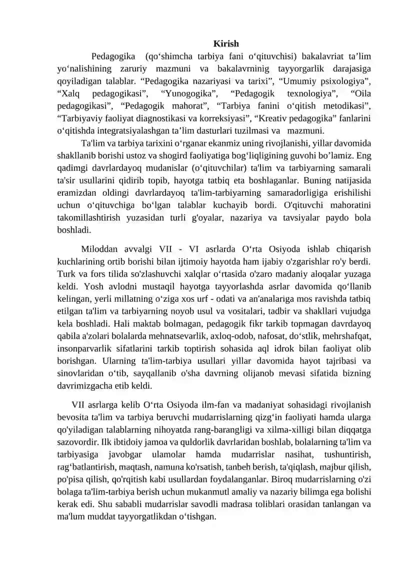 Pedagoglik kasbi rivojlantirishda Ustoz-shogird an’analari 2