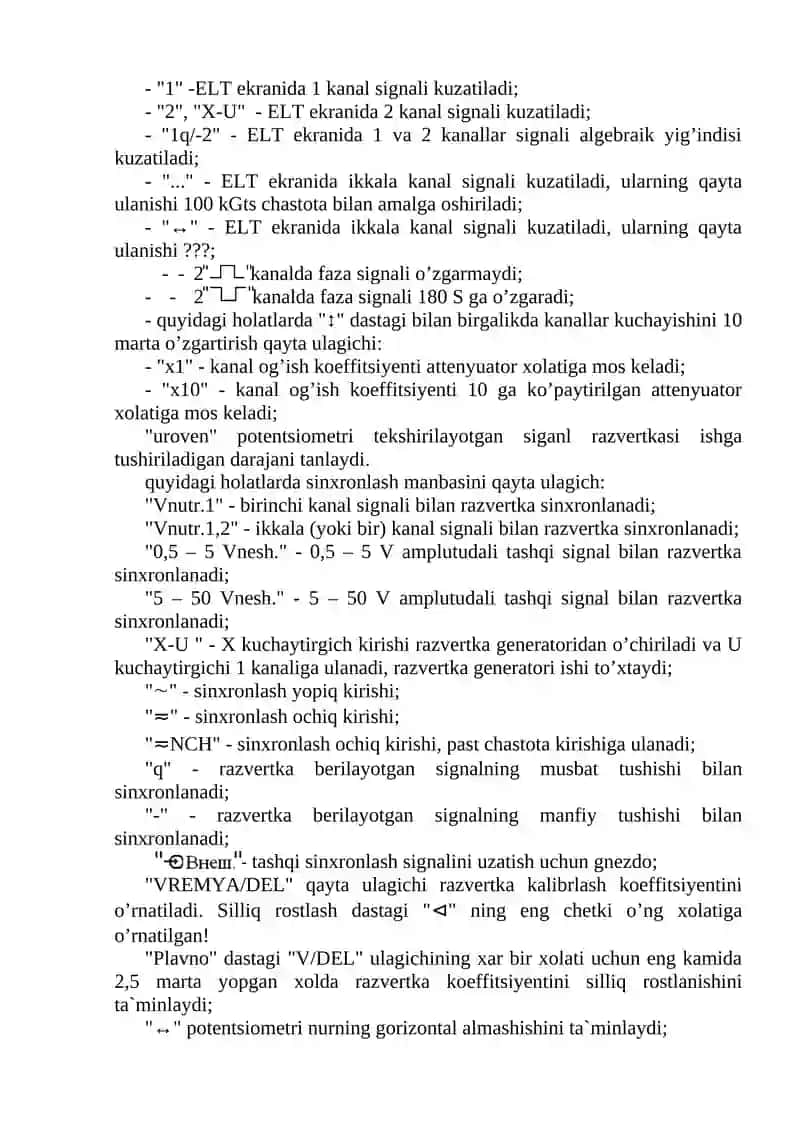 Ostsillografni o’rganish 2