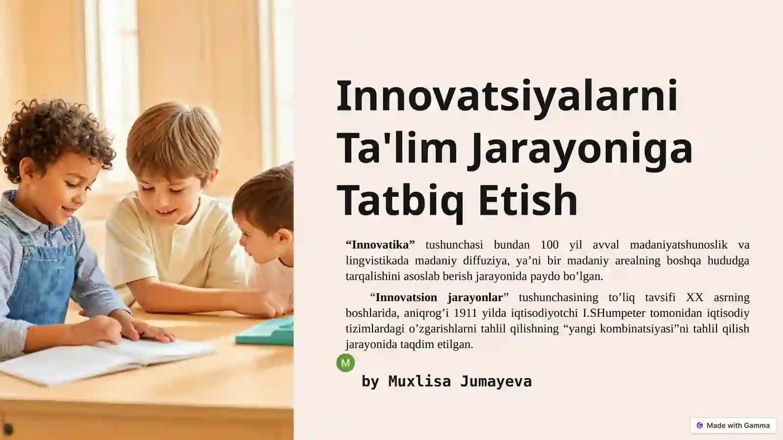 Innovatsiyalarni Ta'lim Jarayoniga Tatbiq Etishning Tashkiliy Pedagogik Asoslari 2