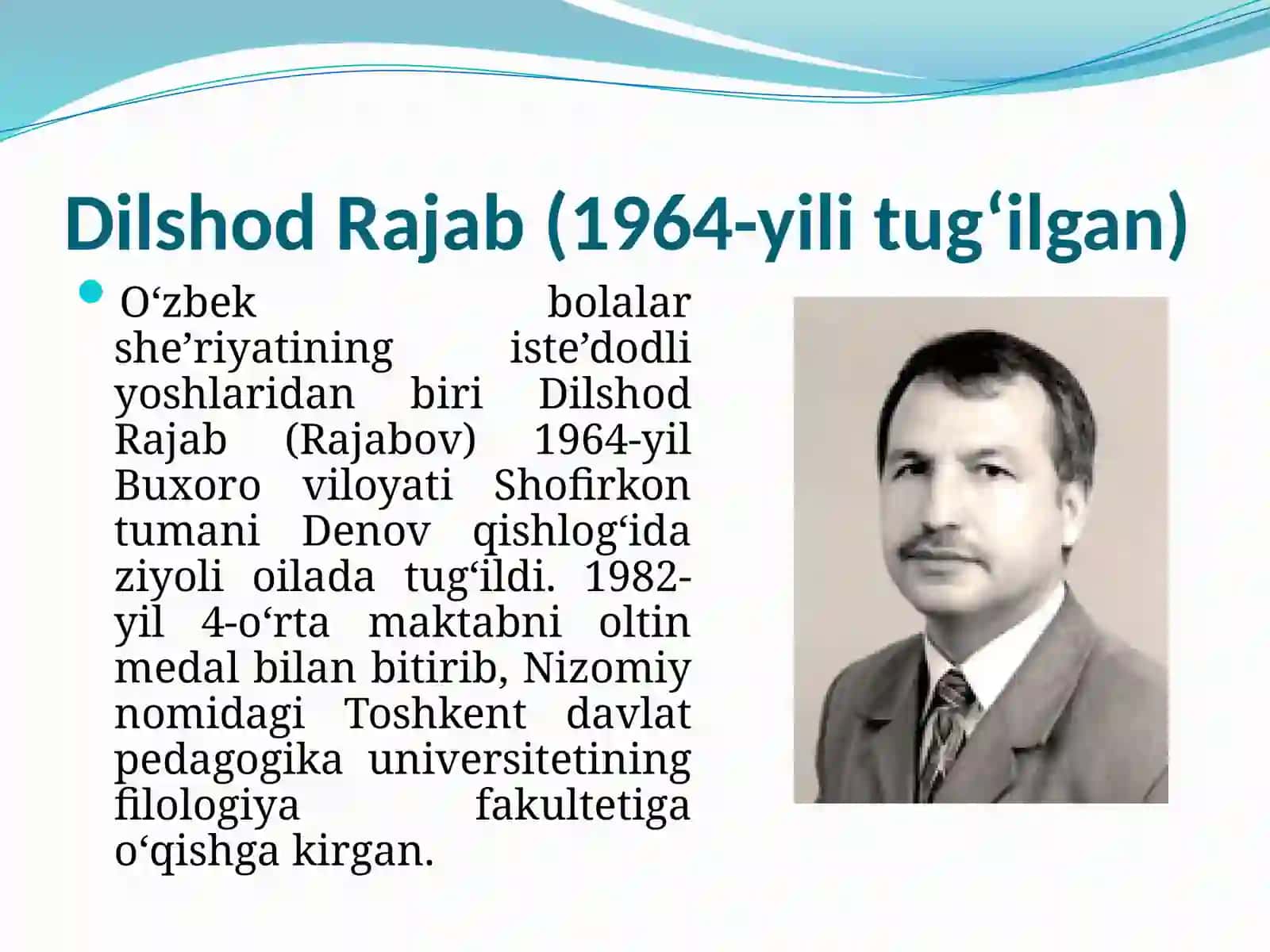 Xotiravaqadr. Dilshod Rajab sherlari 2