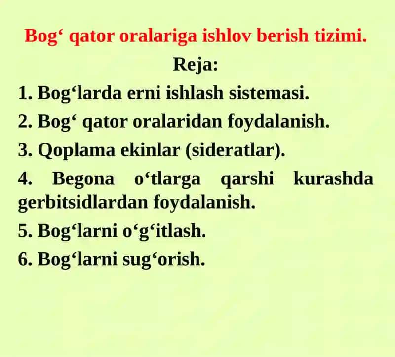 MEVACHILIK VA UZUMCHILIK KAFEDRASI 2