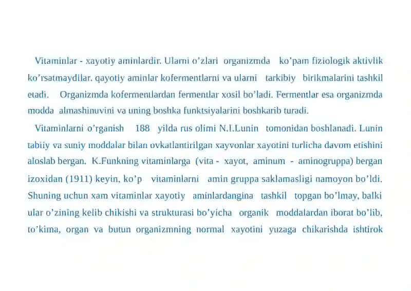 Vitaminlar Kofеrmentlar va Temir Preparatlar Klinikfarmakologiyasi 2