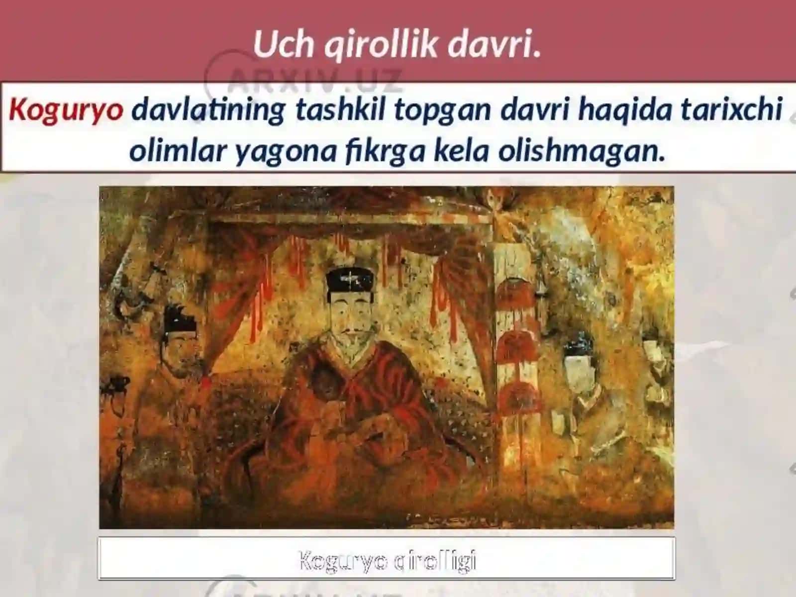 UCH QUROLLIK DAVRI 2