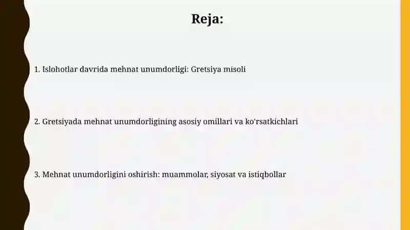 Mehnat unumdorligi: Ta'riflar va o'lchovlar 2