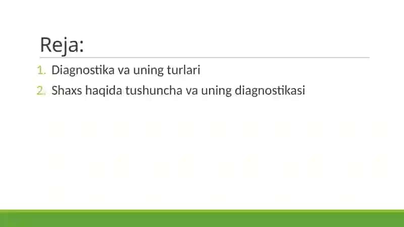 Shaxs rivojlanishi va uning ijtimoiy diagnostikasi 2