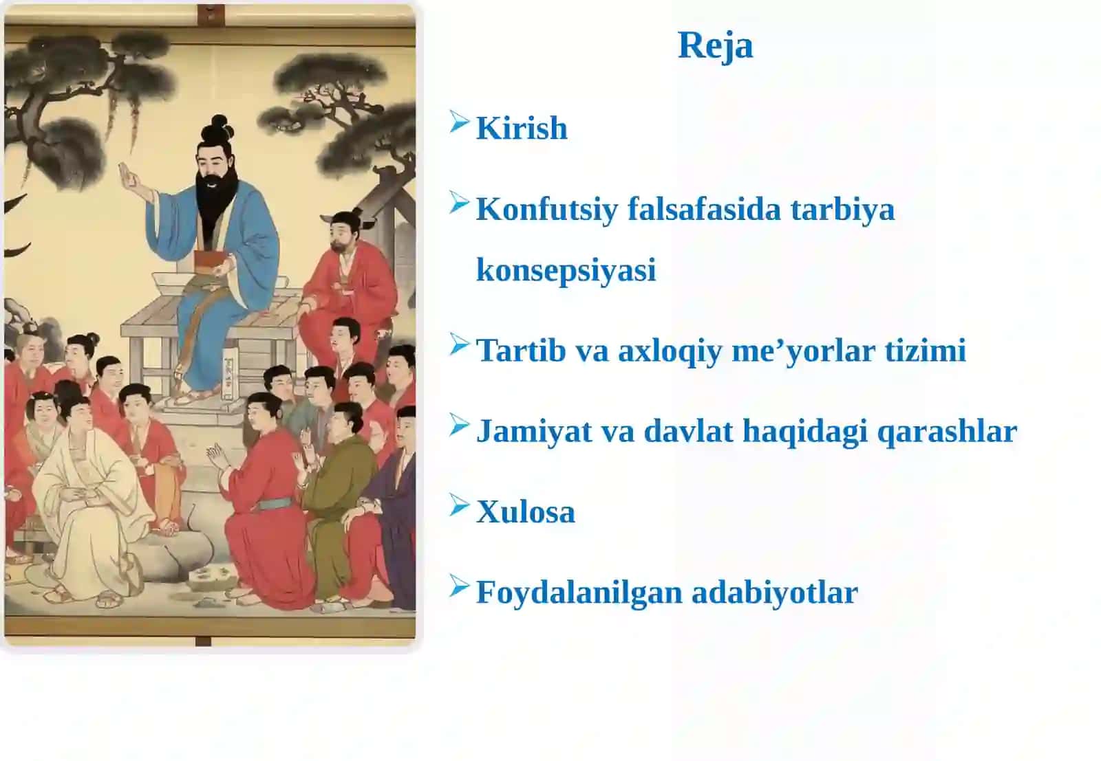 Konfutsiy falsafasidagi tarbiya, tartib va jamiyat konsepsiyasi 2
