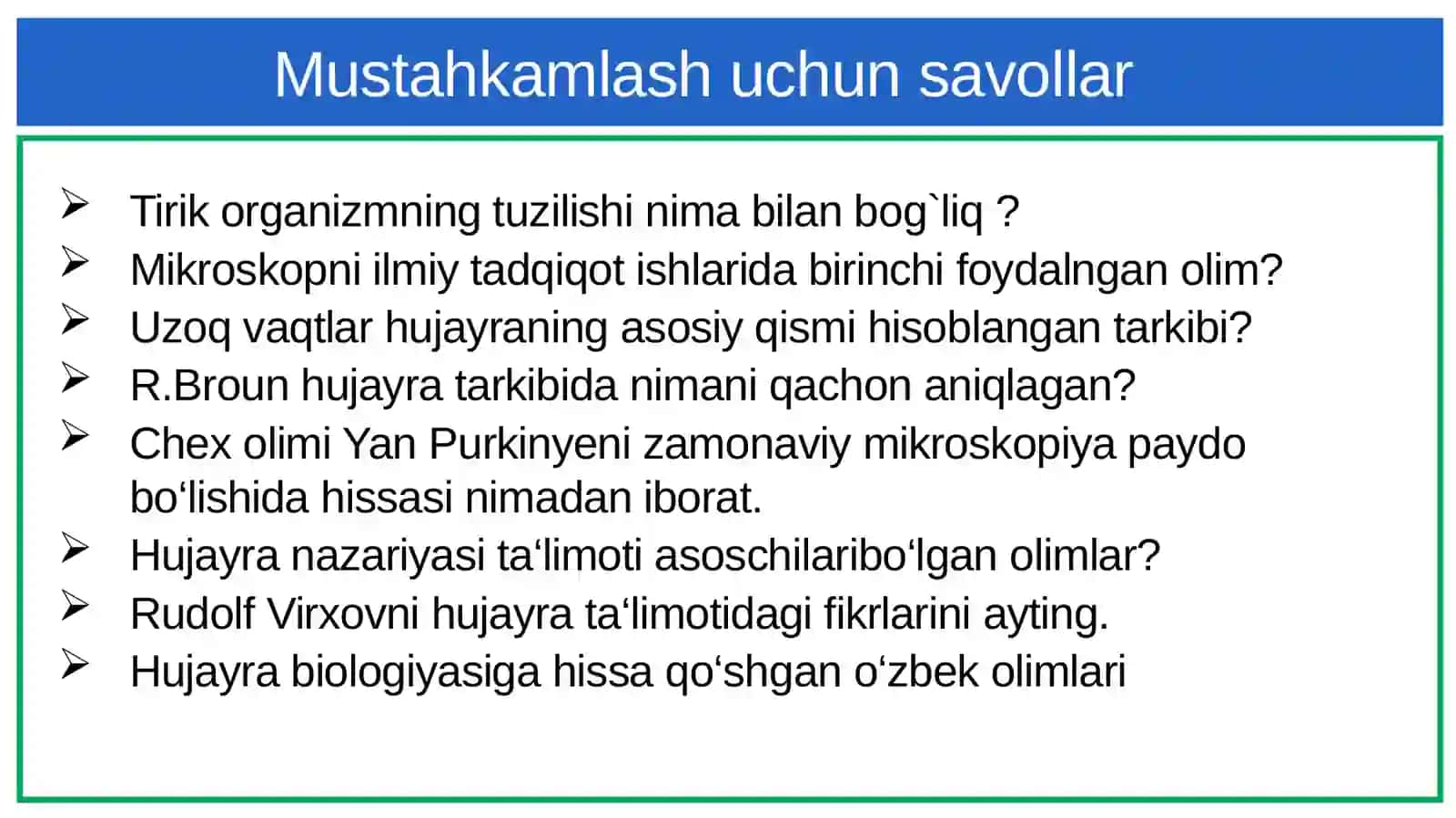 Hujayranio‘rganishusullari 2