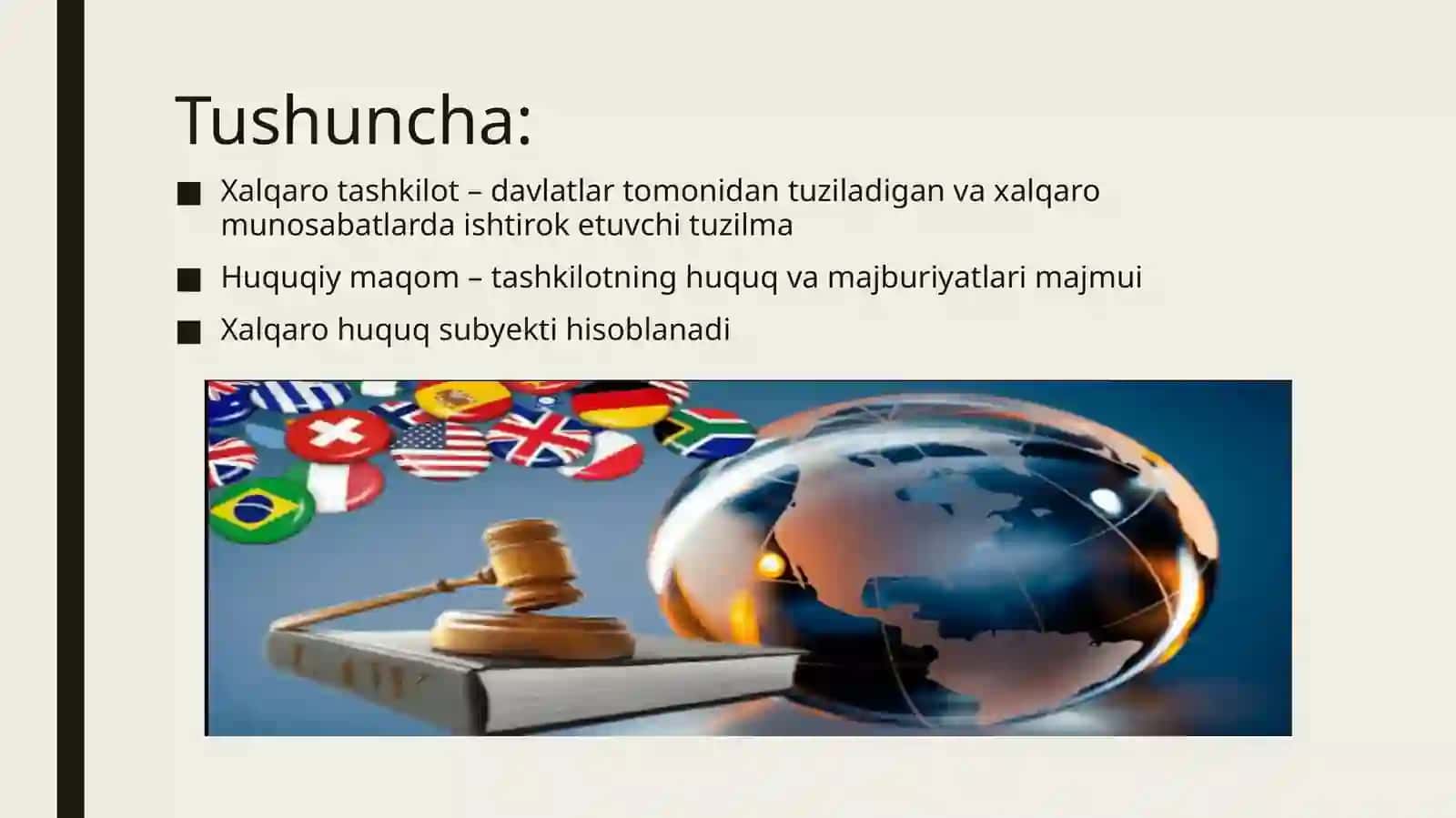 XALQARO TASHKILOTLARNING HUQUQIY MAQOMI 2