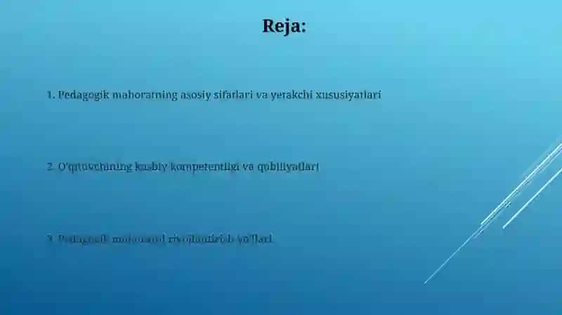 Pedagogik mahoratning mohiyati va asosiy sifatlari 2