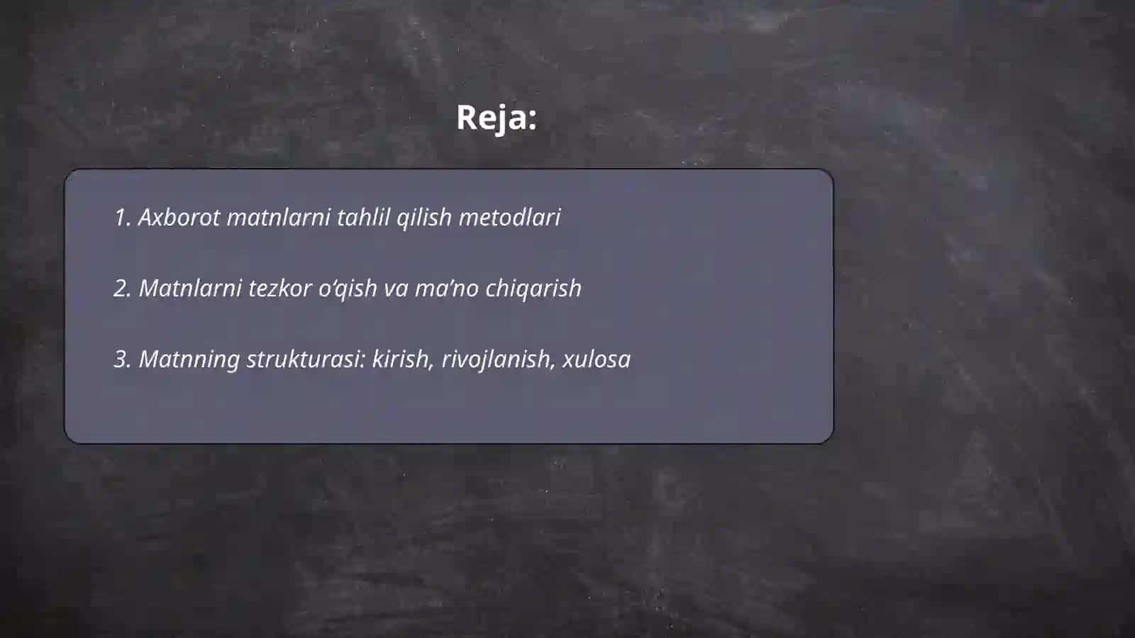 Axborot matnlarni tahlil qilish metodlari 2