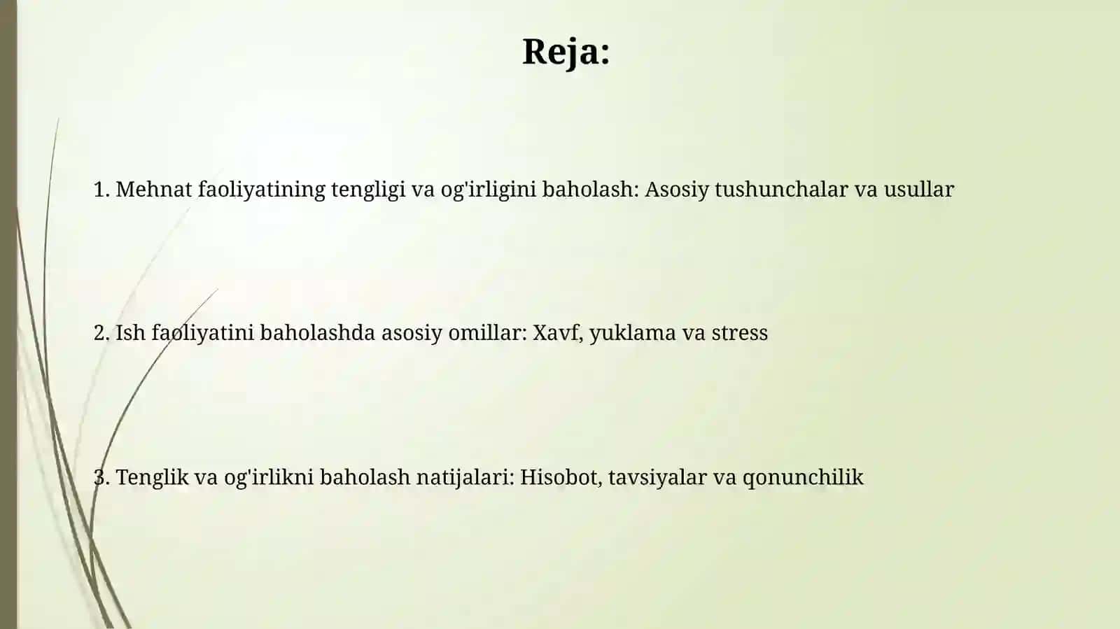 Tenglik va Og'irlikni Baholashning Muhimligi 2