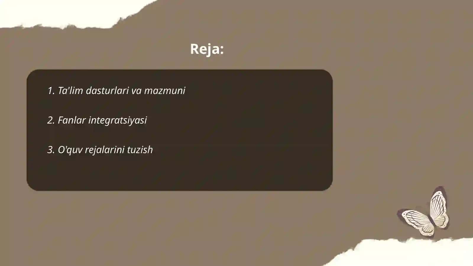 Ta'lim dasturlari va mazmuni 2