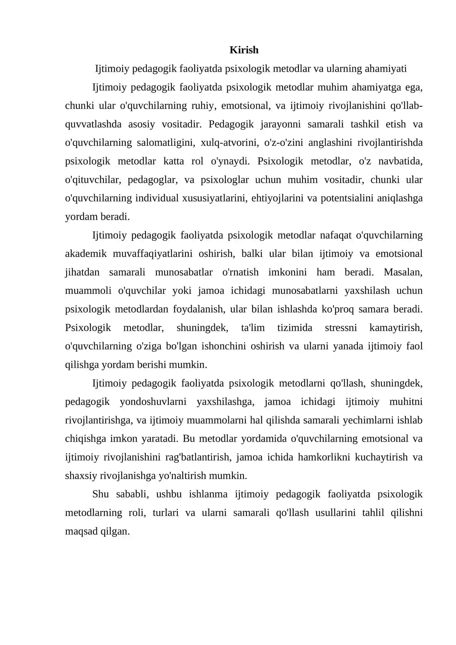 Ijtimoiy pedagogik faoliyatda psixologik metodlar 2