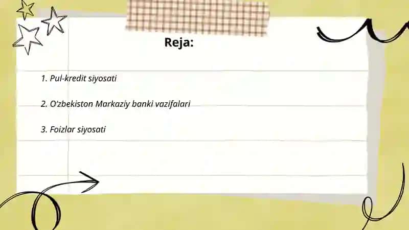 Pul-kredit tizimi va banklar 2