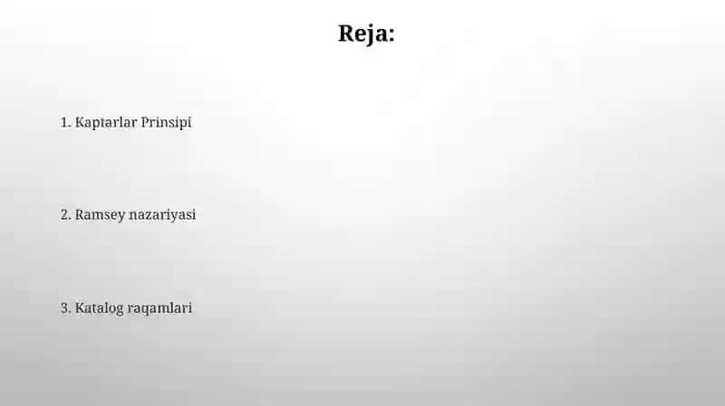 Qiziqarli kombinatorika 2