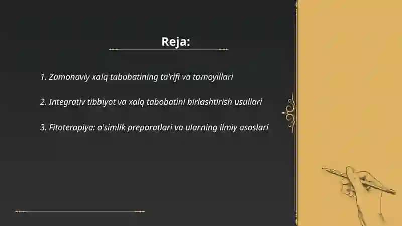 Zamonaviy xalq tabobat usullari 2