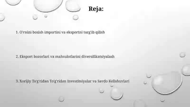 Tashqi Savdo Tarkibini Takomillshtirish Va Diversifikatsiyakash Yo'Llari 2