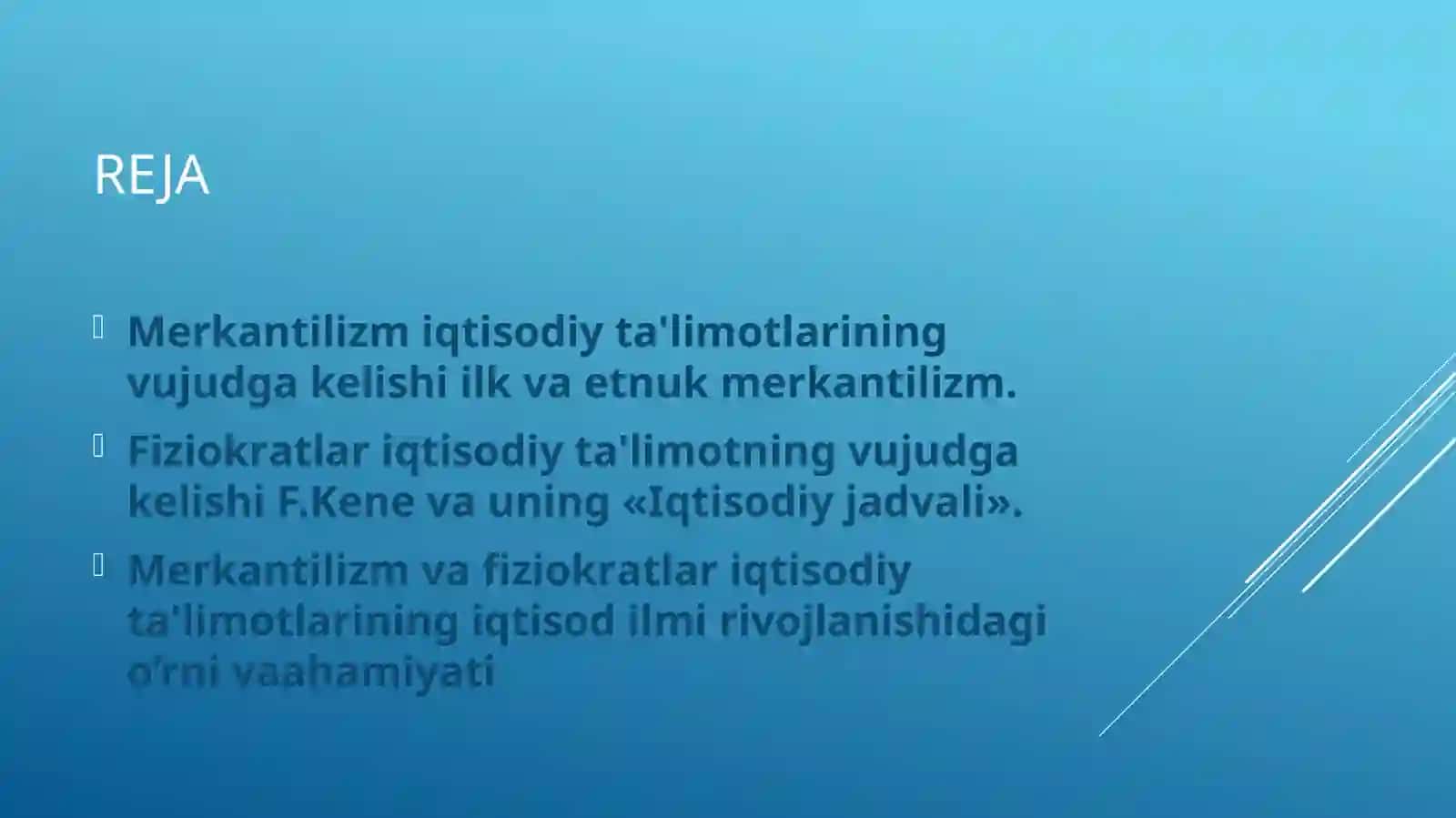 MERKАNTILIZM VА FIZIOKRАTLАR IQTISODIY TА’LIMOTLАRI 2