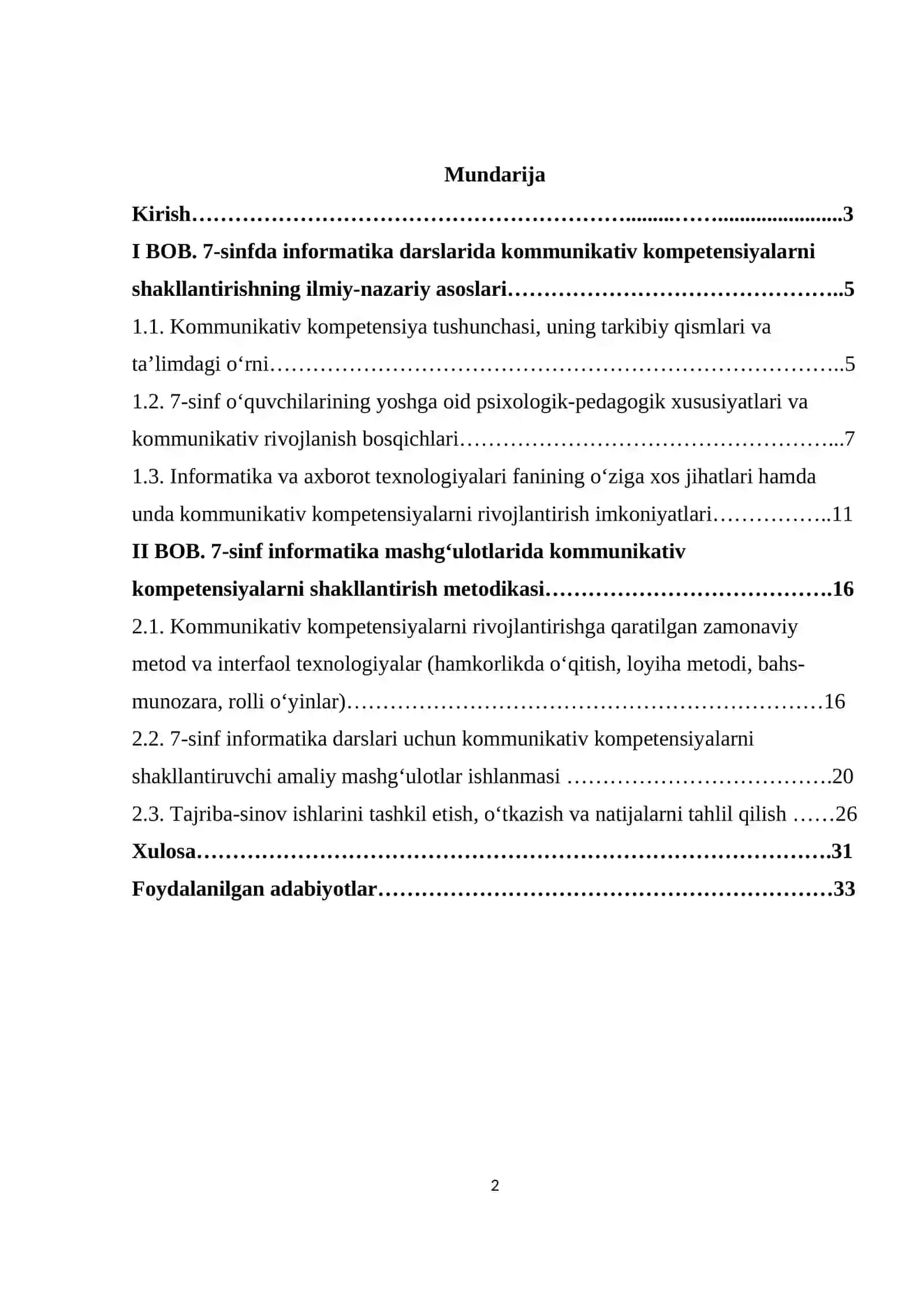 7-sinfda Informatika va axborot texnologiyalari fanini o'qitishda kommunikatiy kompetensiyalarni shakllantirish 2