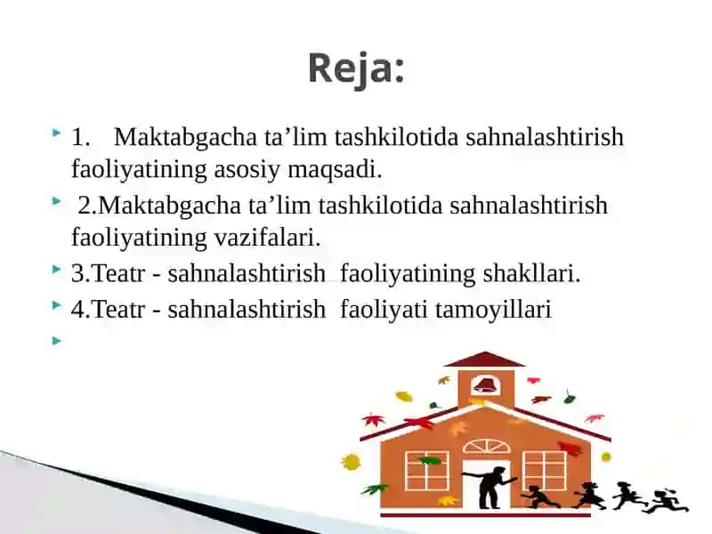 Maktabgachata’limtashkilotidasahnalashtirishfaoliyati 2
