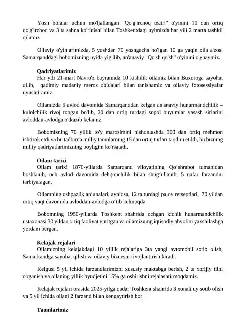 Xasanova Saodat 2