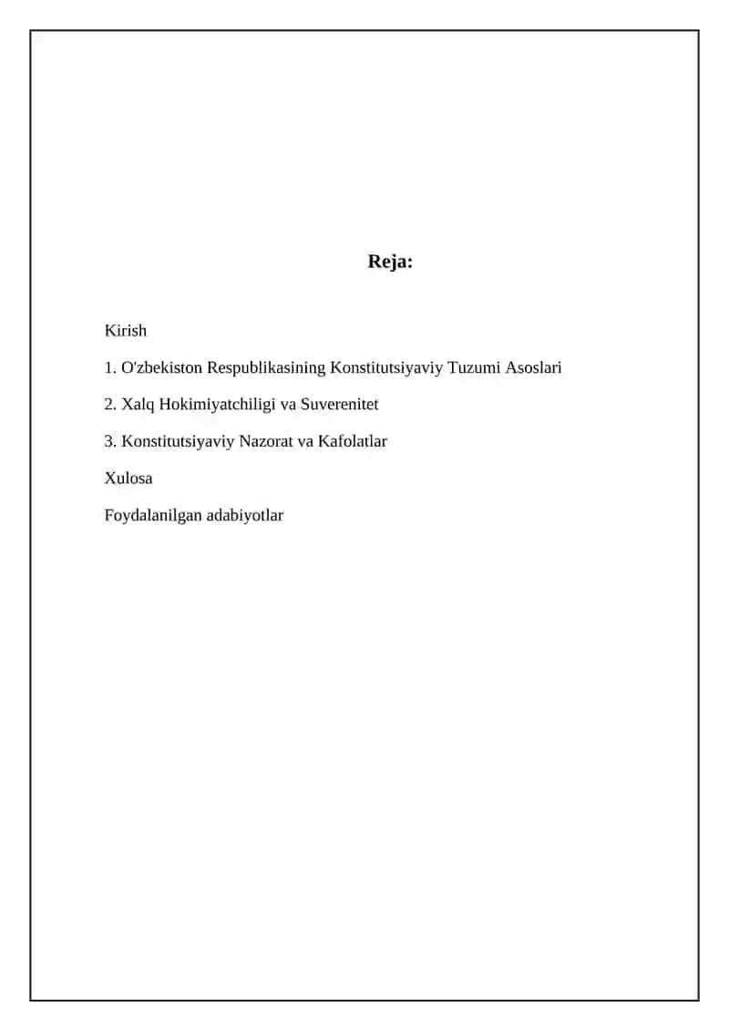 O'zbekiston Respublikasi konstitutsiyaviy tizimi prinsiplari 2