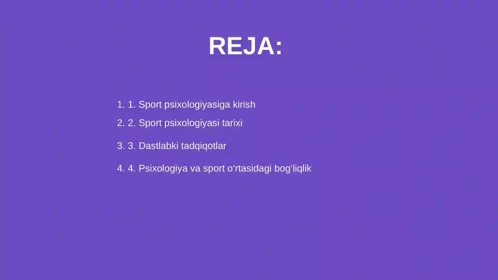 Sport psixologiyasining paydo bo‘lishi va rivojlanishi 2
