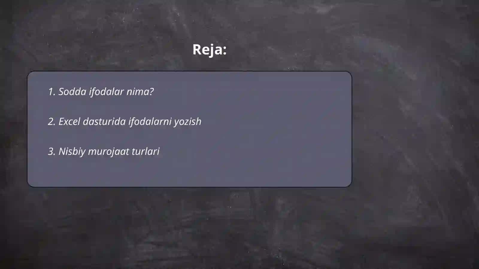 Sodda ifodalar 2