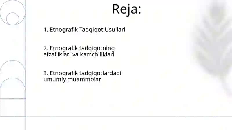 Etnografiya fani tadqiqot uslubi va muammolar 2