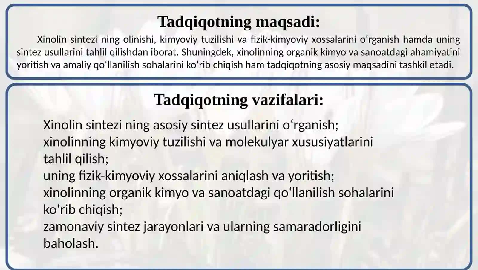 Kurs ishi mavzusining dolzarbligi va zarurati 2