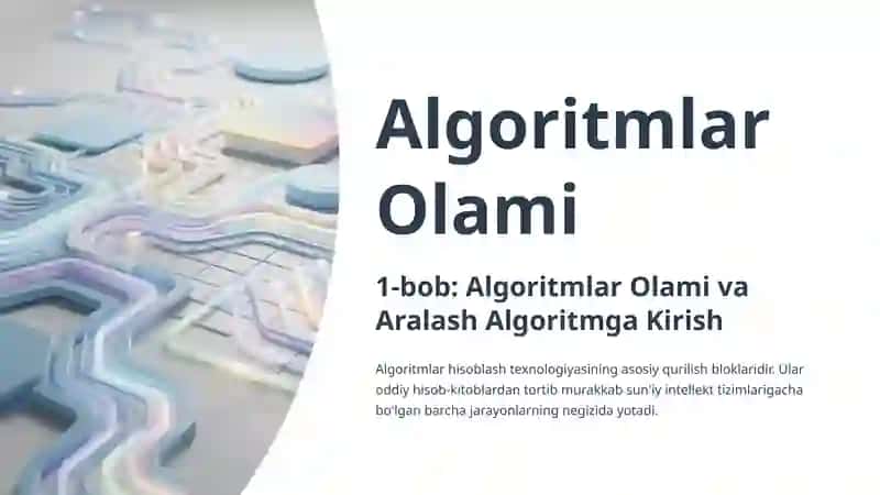 Aralash Algoritmlar: Zamonaviy Hisoblashning Kuchli Yondashuvi 2