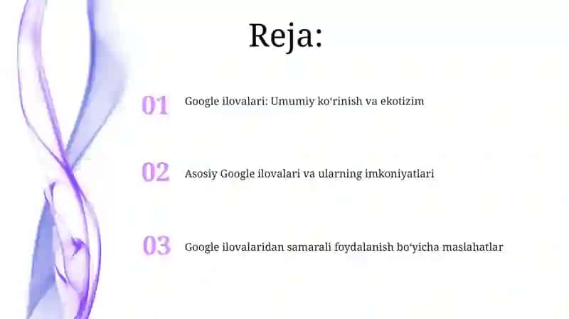 Google ilovalari 2