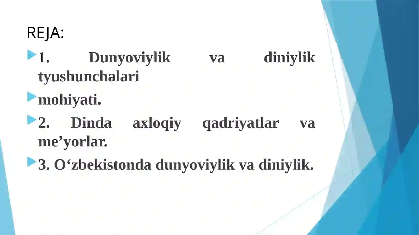 Dunyoviy va diniy bilimlarning mutanosibligini ta’minlashning ahamiyati 2