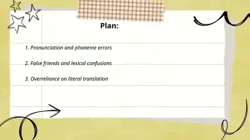 Mistakes in language learning 2