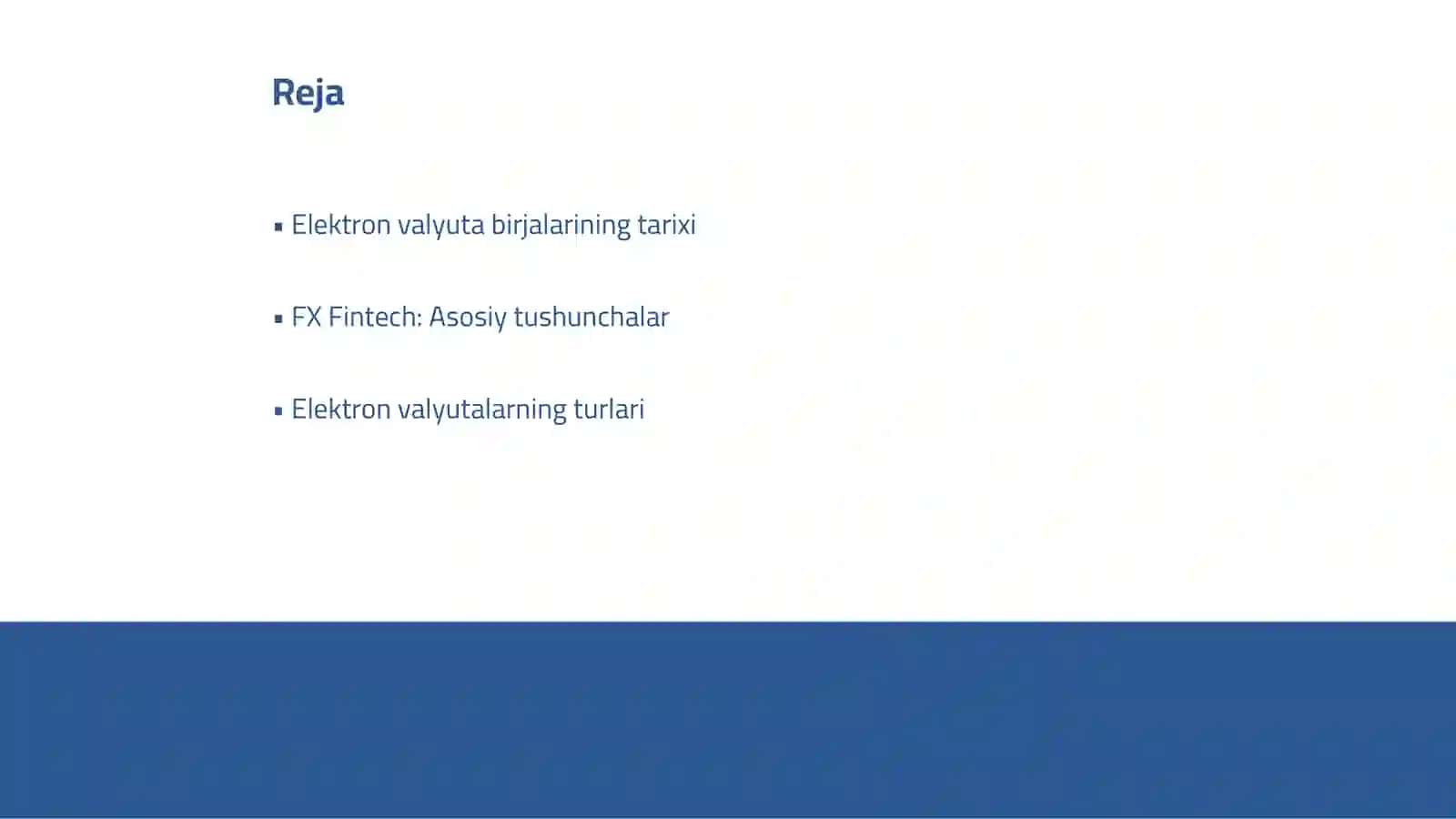 Elektron valyuta birjalari (FX Fintech) 2