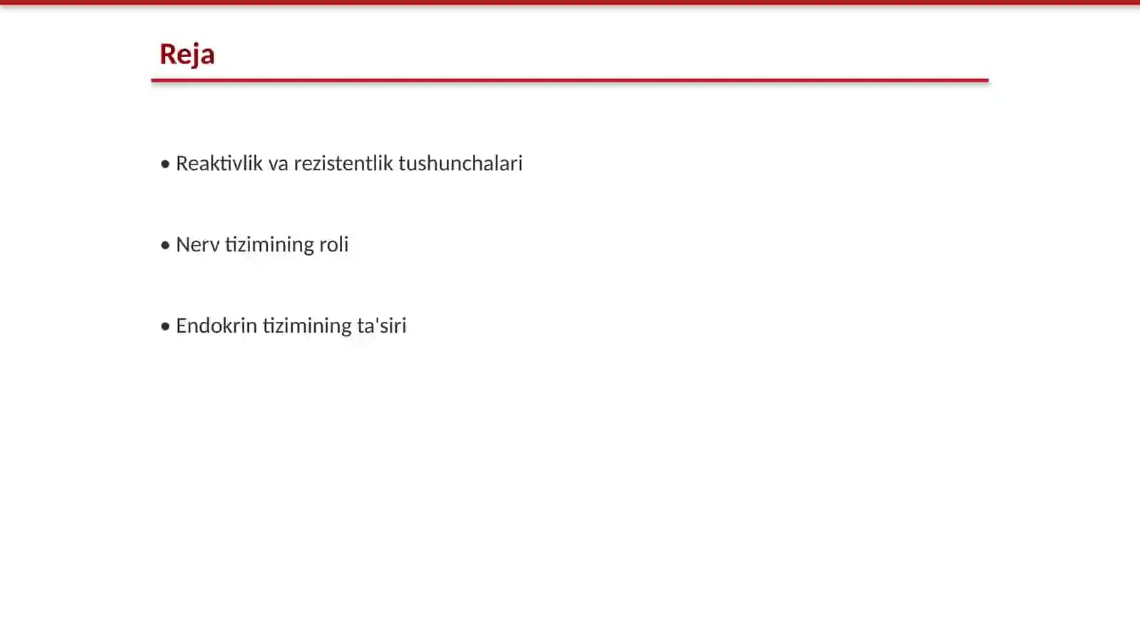 Reaktivlik va rezistentlik shakllanishida nerv va endokrin tizimining roli 2