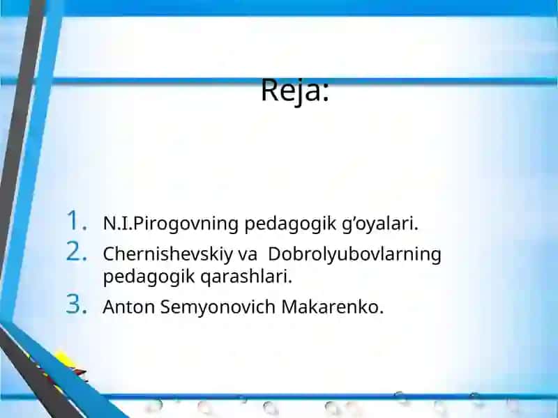 Rus pedagoglari va ularning pedagogik g'oyalari 2