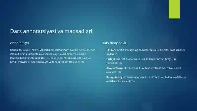 Arab xalifaligi: islom dunyosining barpo etilishi 2