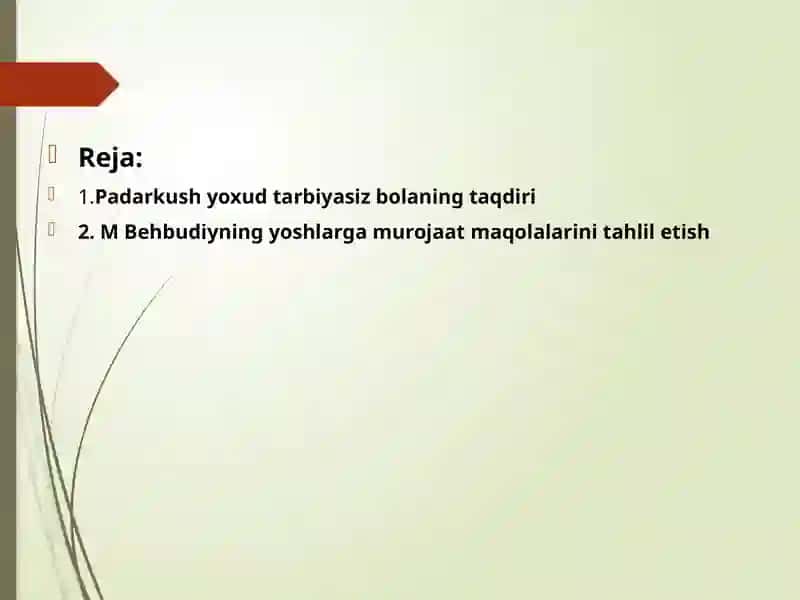 MBehbudiyningyoshlargamurojaatmaqolalarinitahliletish 2