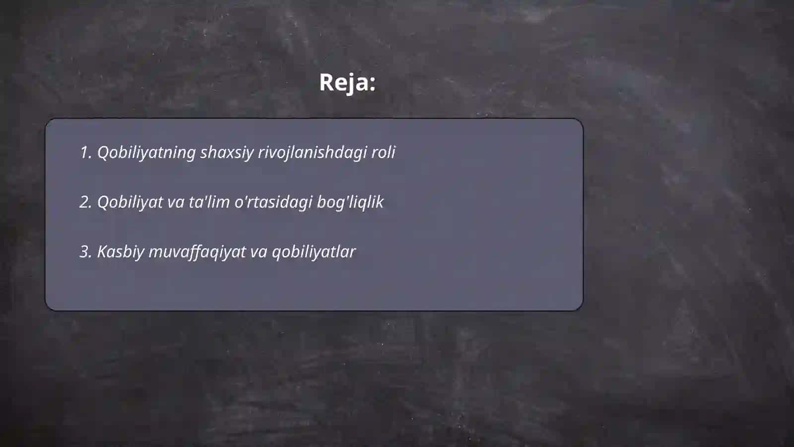 Qobiliyatning shaxsiy rivojlanishdagi roli 2