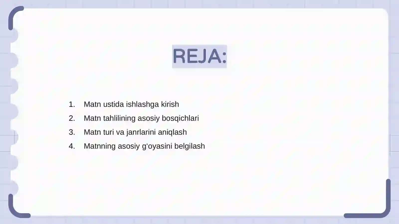 Matn ustida ishlash 2