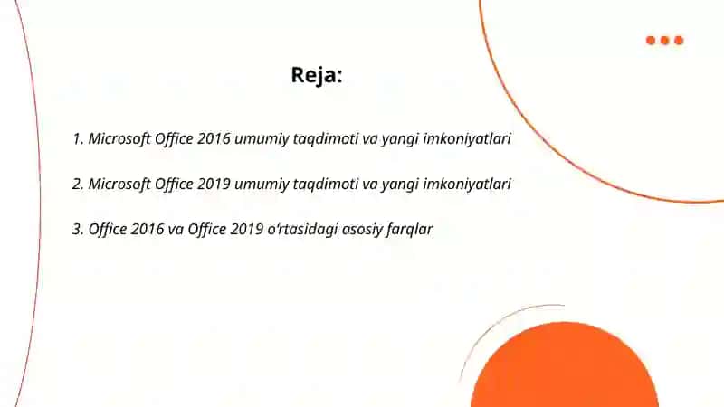 Microsoft Office 2016, Microsoft Office 2019 2