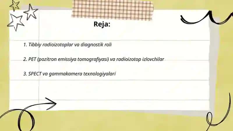 Yadro kimyosining tibbiyotdagi o‘rni 2