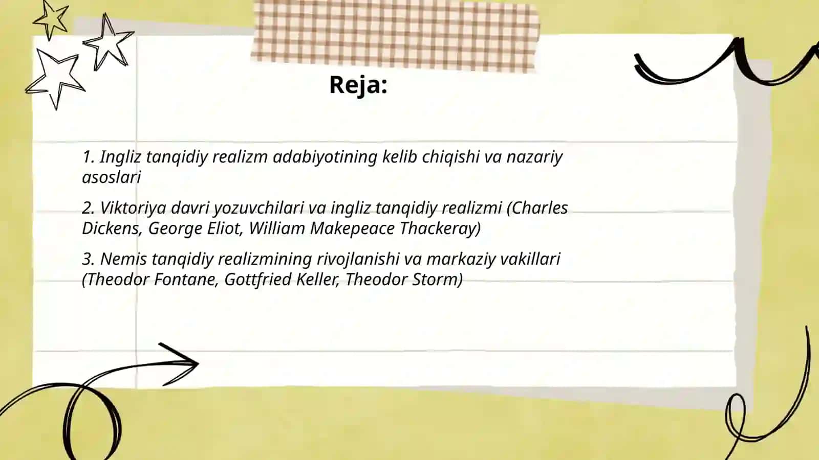 Ingiliz va nemis tanqidiy realizm adabiyoti 2
