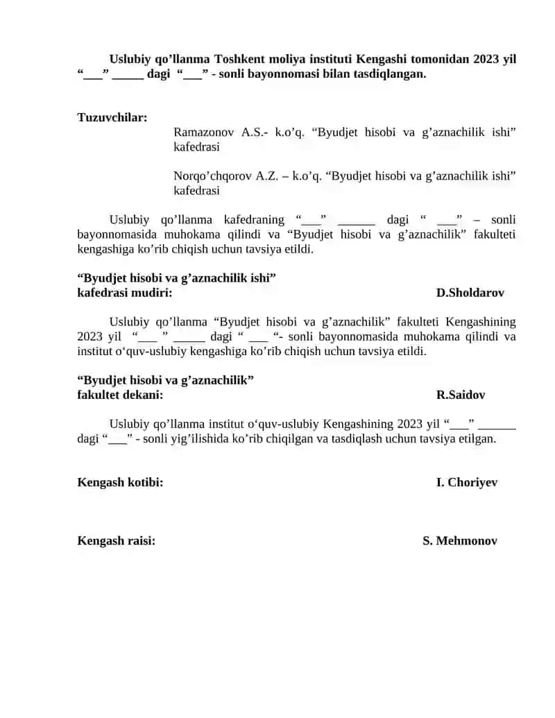 BYUDJET HISOBI 2